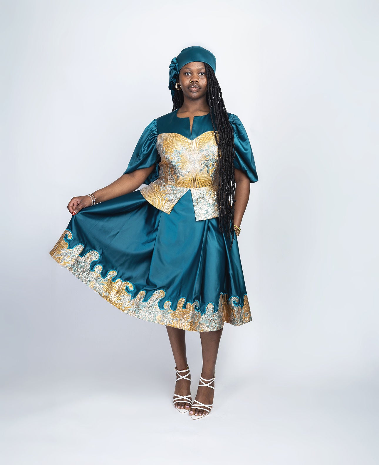 ONIWA ROYALE EMERALD DRESS