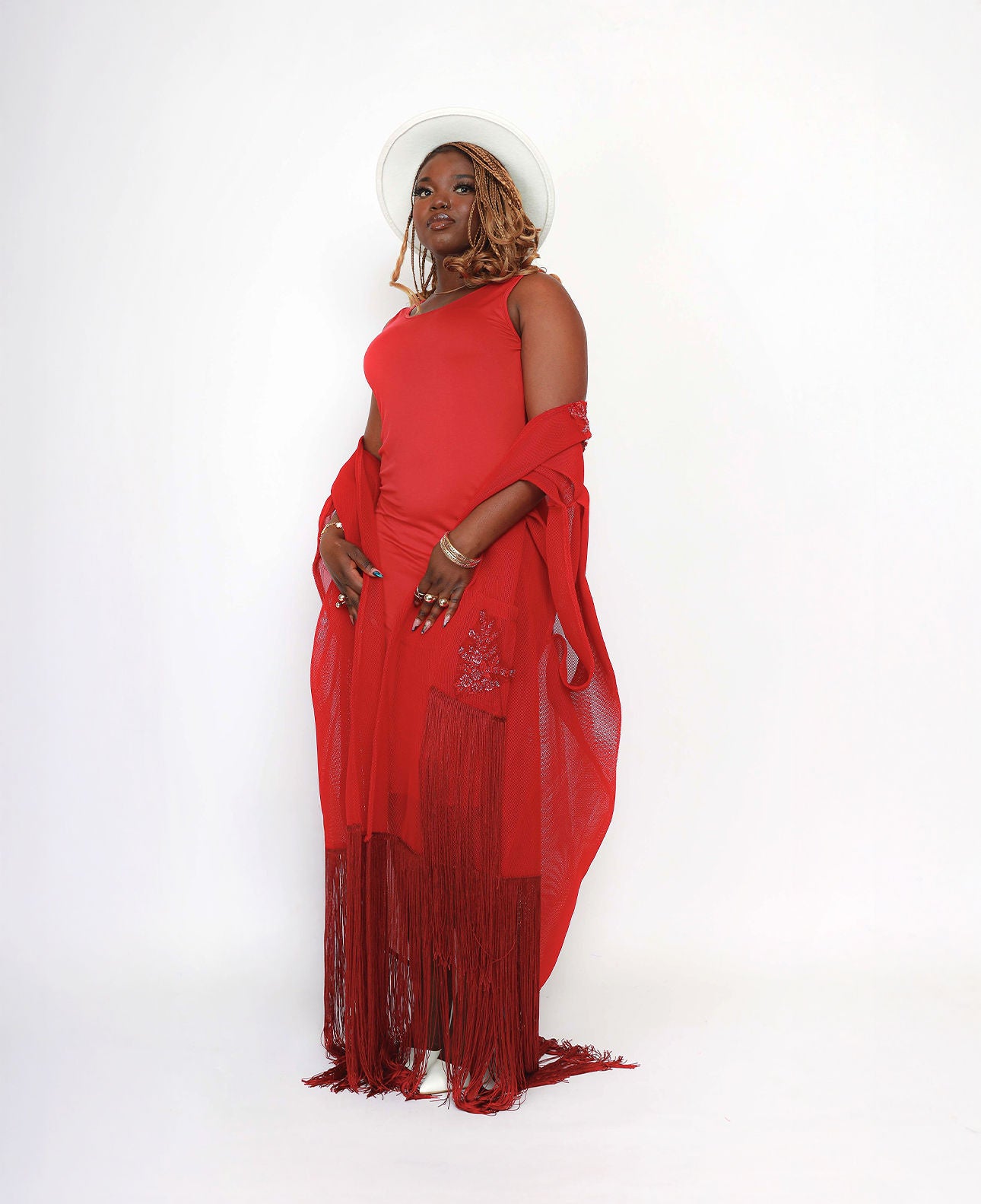 SCARLET FRINGE ENSEMBLE
