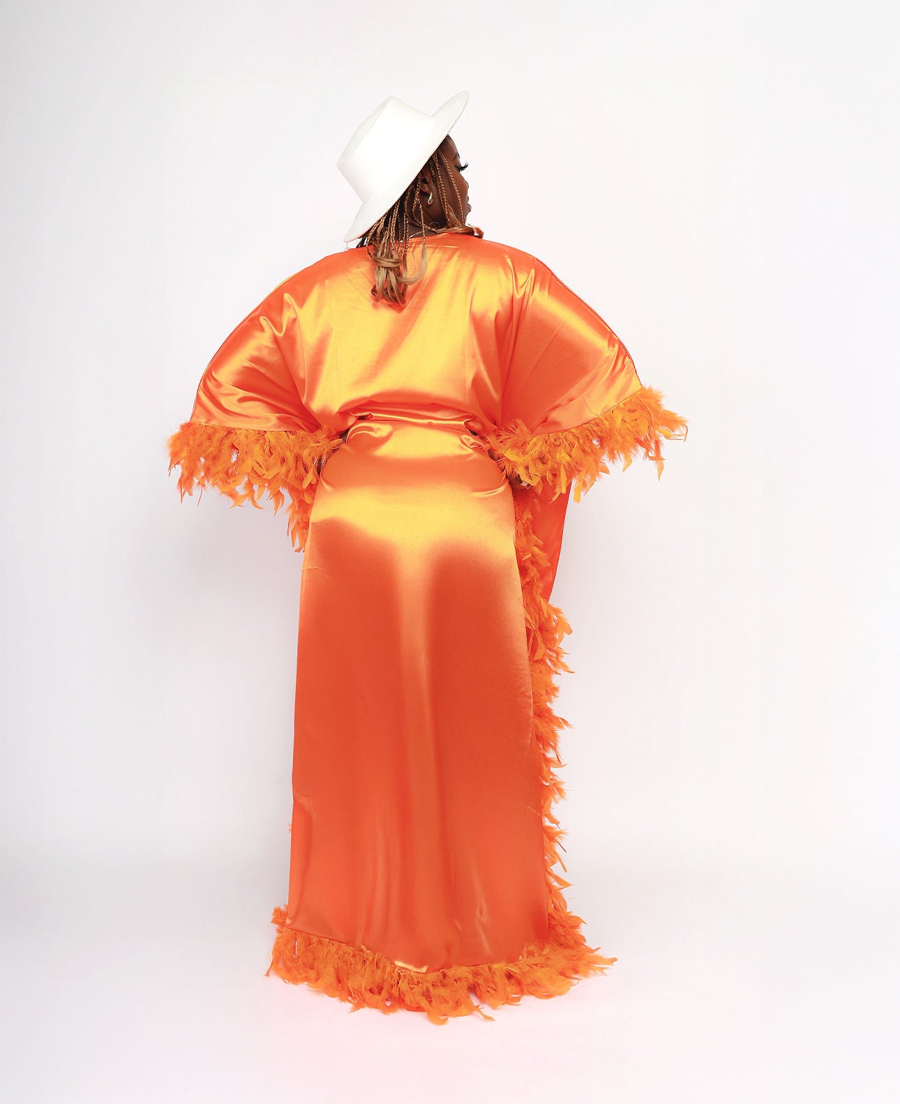 SUNSET FEATHER KAFTAN