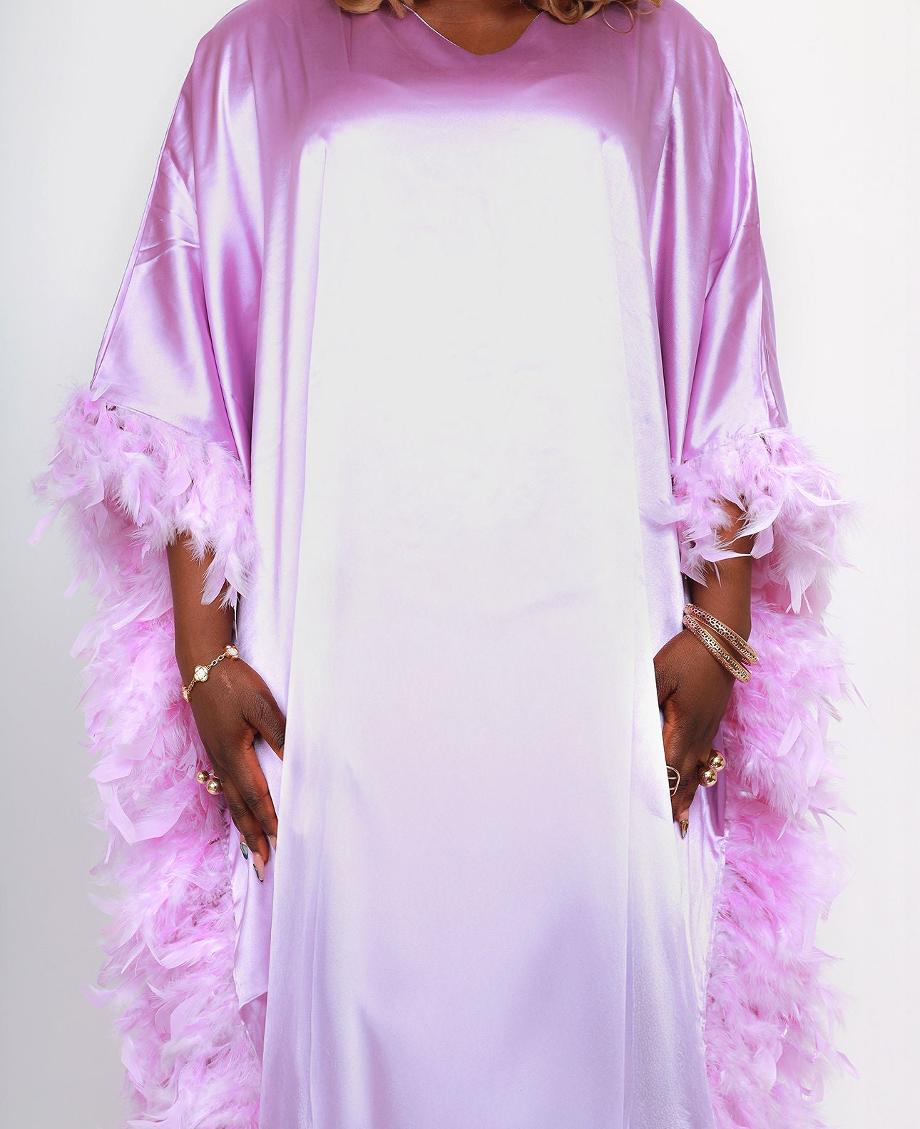 TWILIGHT FEATHER KAFTAN