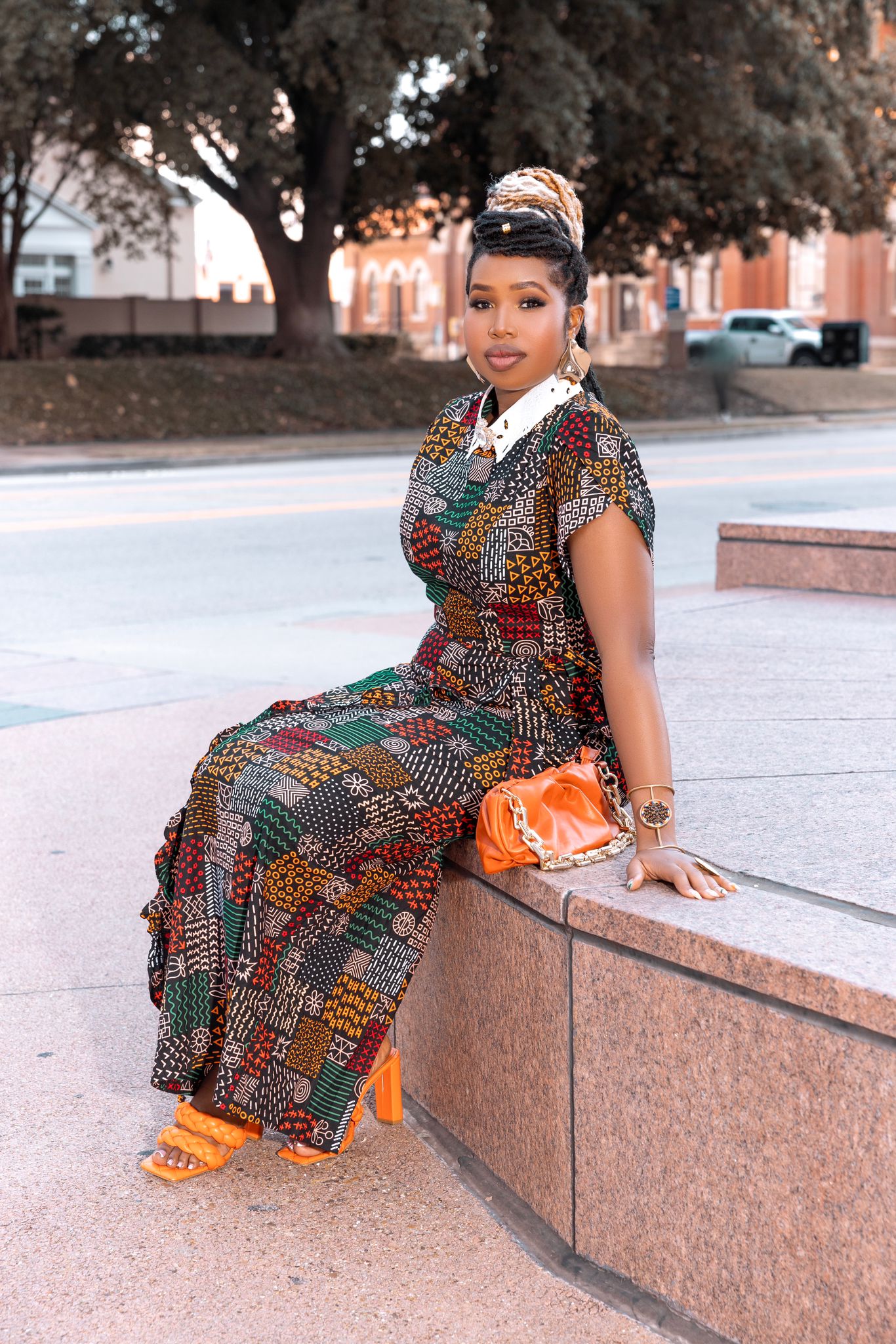 IVY SHIRT-COLLAR WRAP DRESS