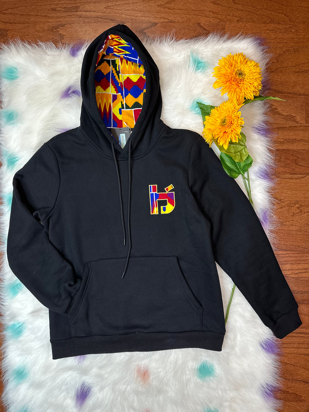 YOU AFRICAN MAP FLEECED HOODIE