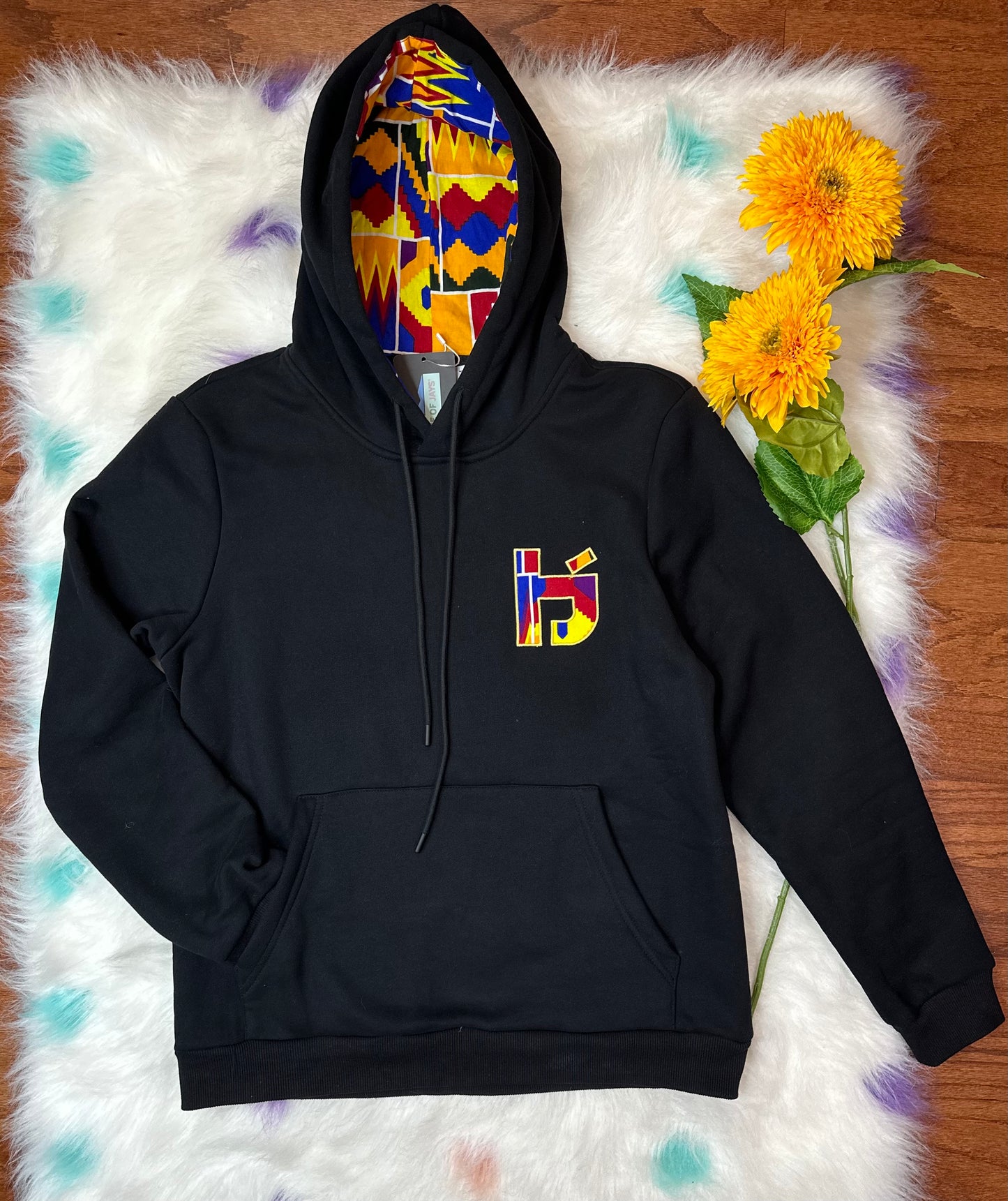 YOU AFRICAN MAP FLEECED HOODIE