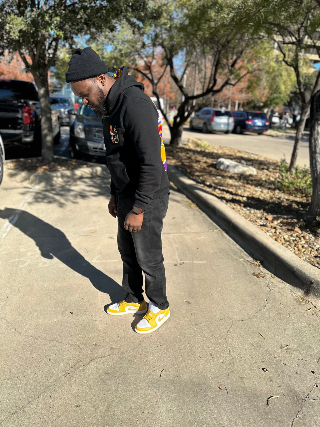 YOU AFRICAN MAP FLEECED HOODIE