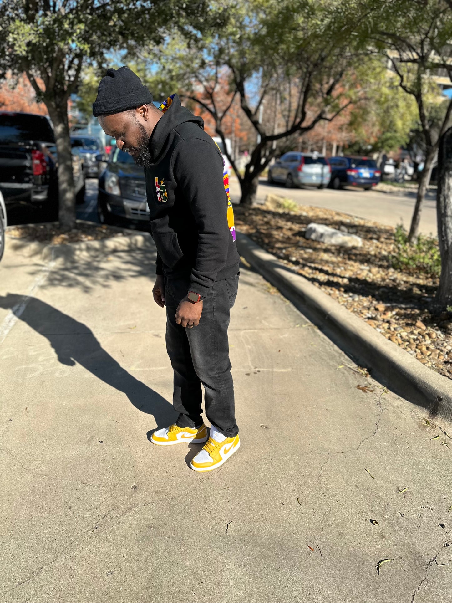 YOU AFRICAN MAP FLEECED HOODIE