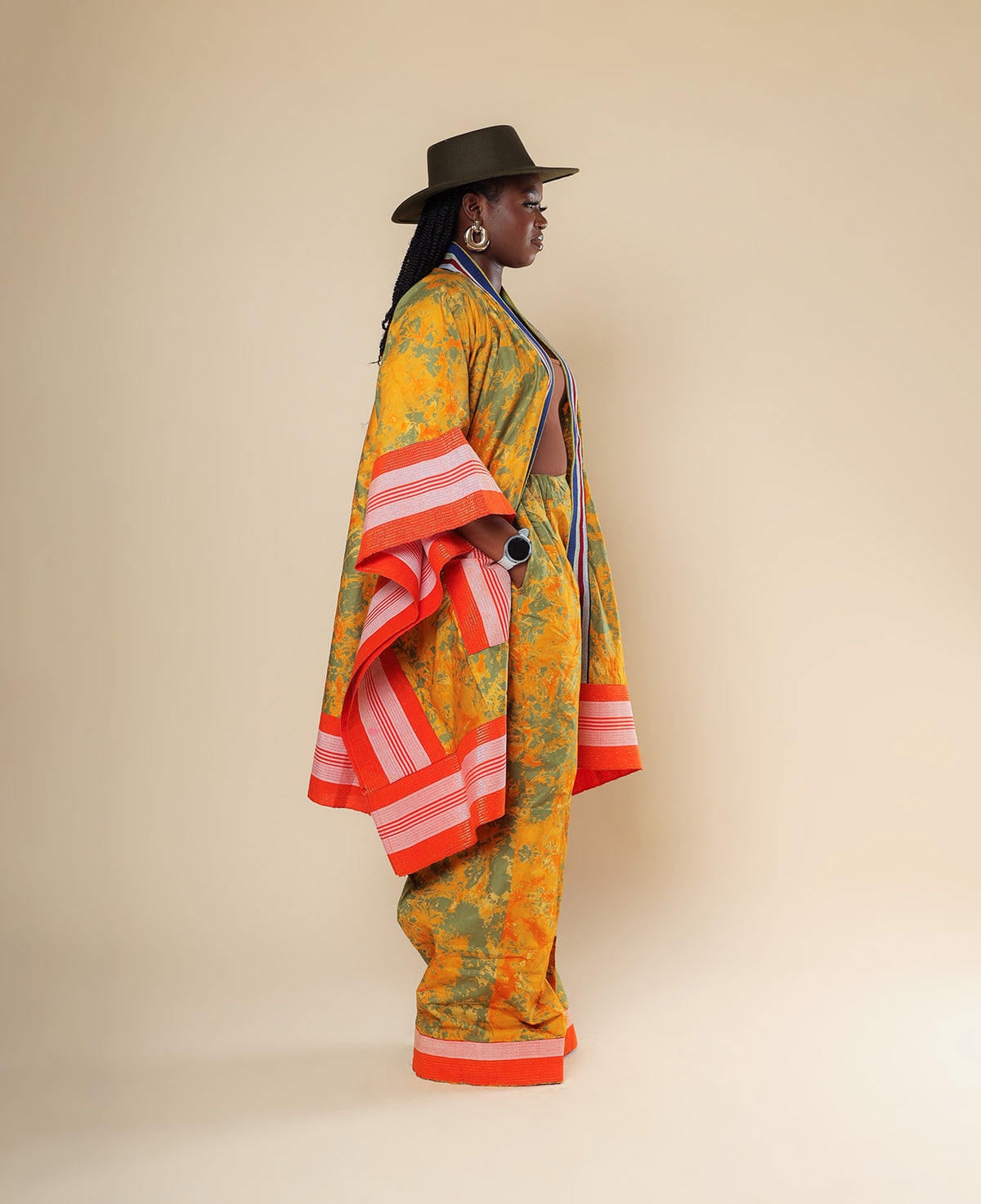 BOLD HERITAGE ASO-OKE KIMONO SET