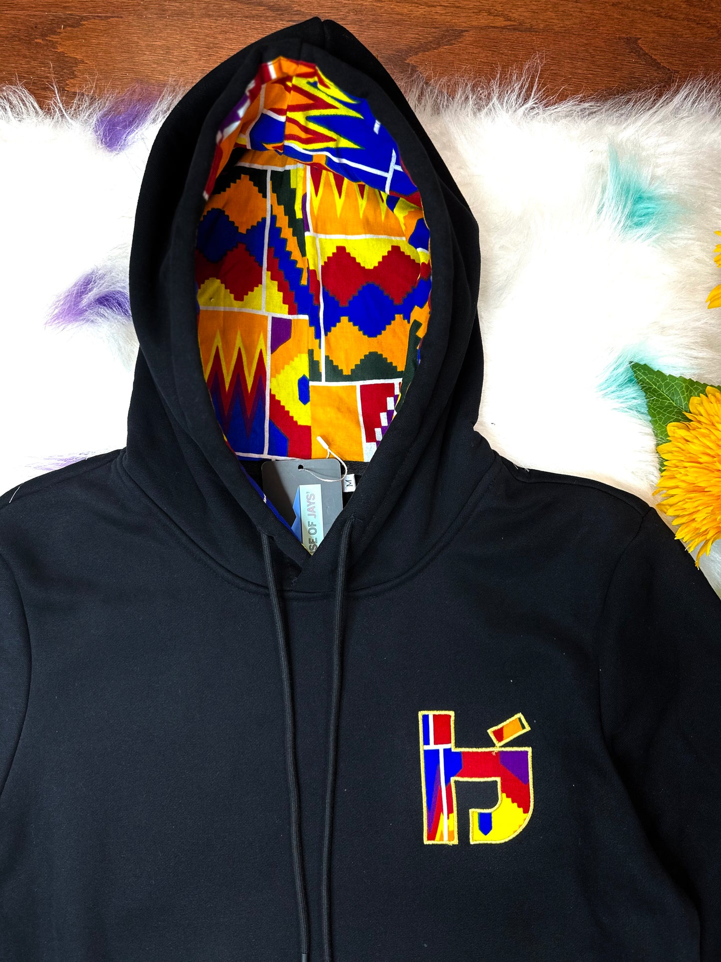 YOU AFRICAN MAP FLEECED HOODIE