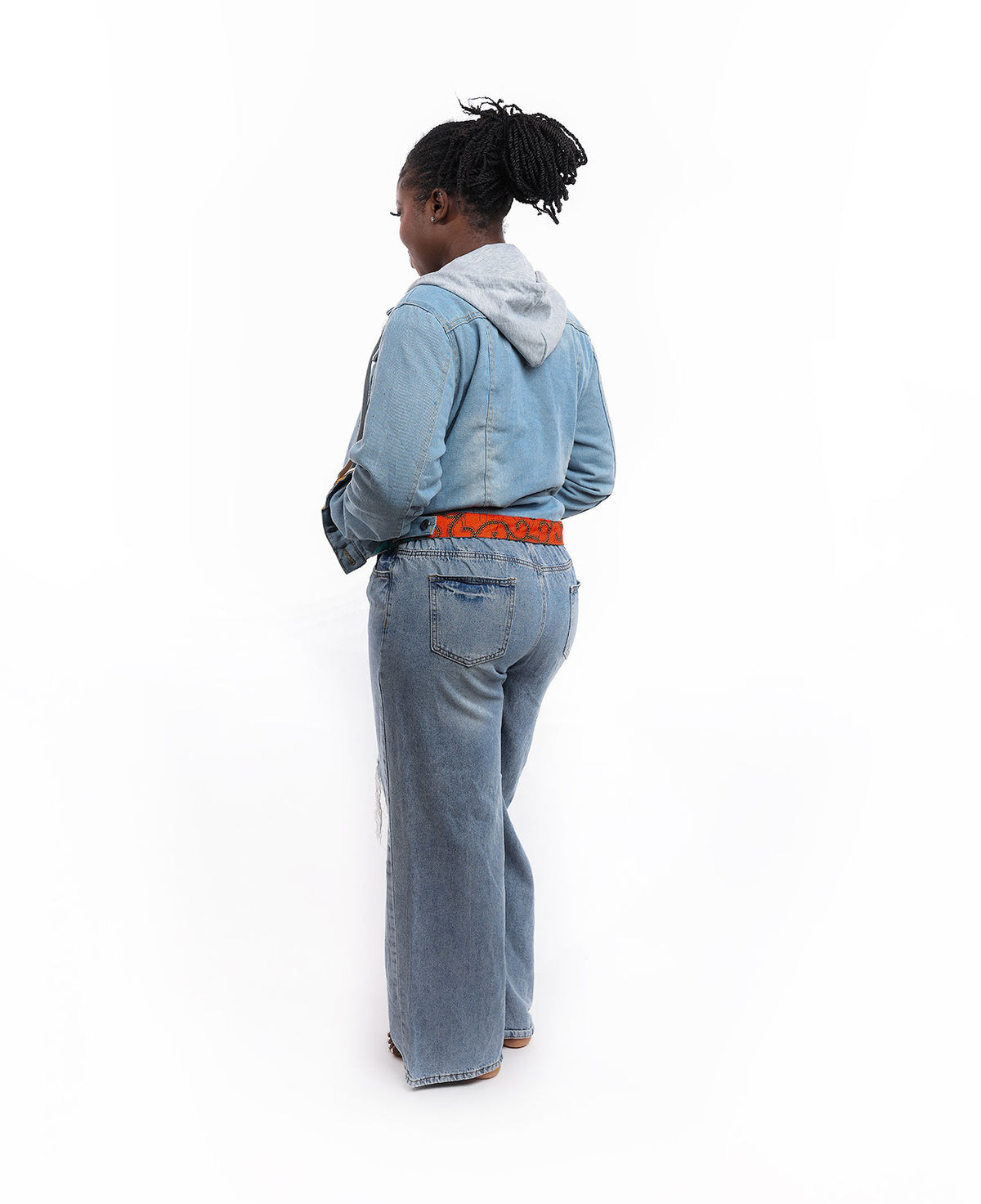 FLEECED DENIM JACKET