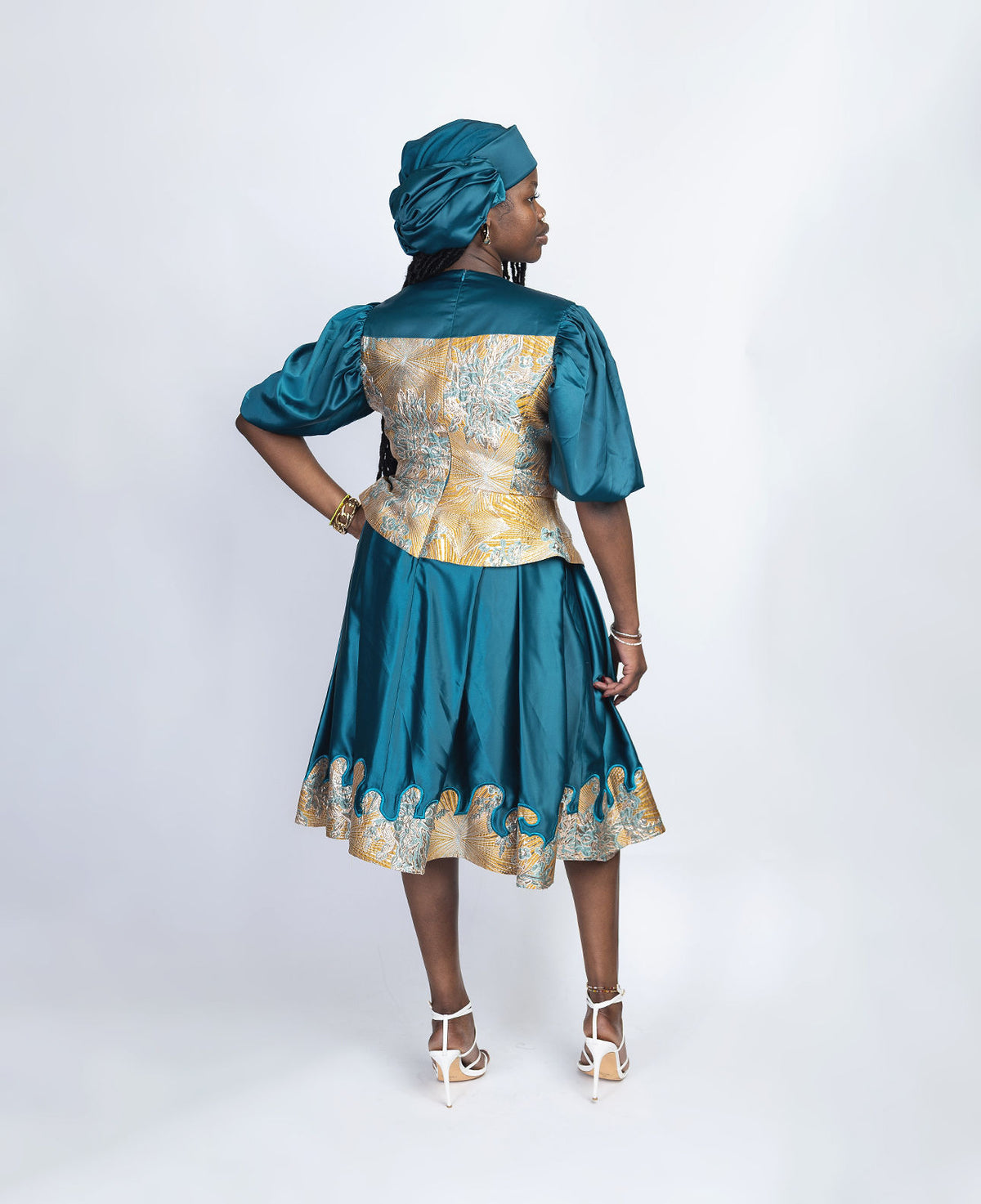 ONIWA ROYALE EMERALD DRESS