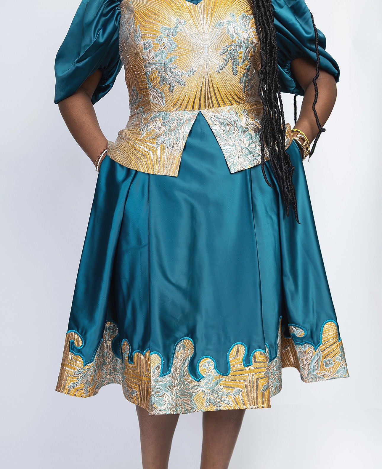 ONIWA ROYALE EMERALD DRESS