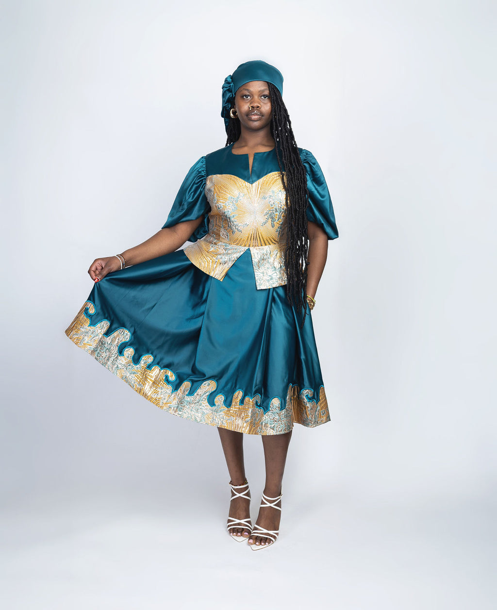 ONIWA ROYALE EMERALD DRESS