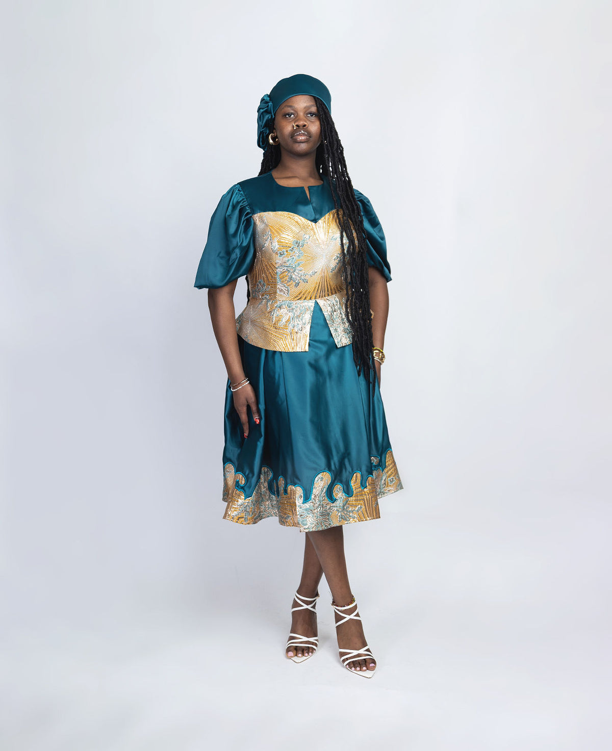 ONIWA ROYALE EMERALD DRESS