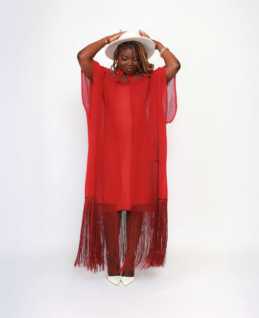 SCARLET FRINGE ENSEMBLE
