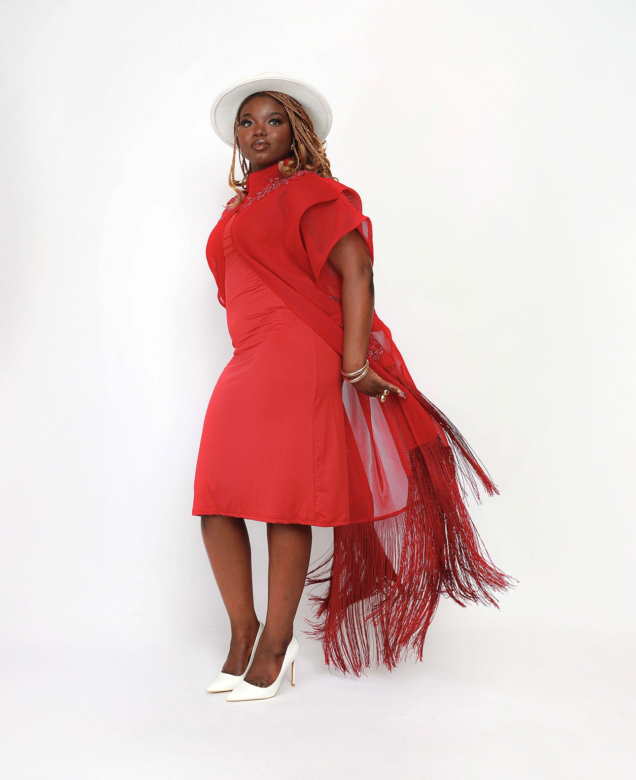 SCARLET FRINGE ENSEMBLE