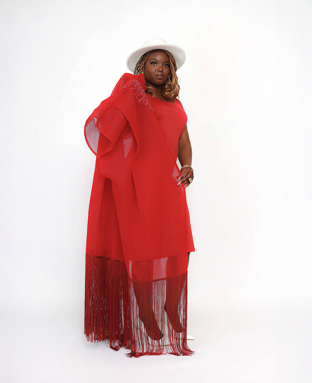 SCARLET FRINGE ENSEMBLE