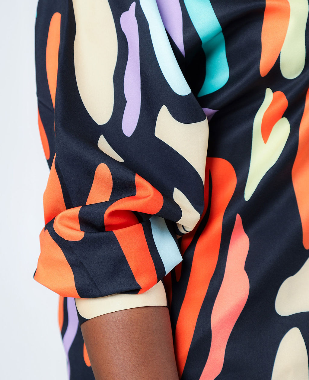 SUMMER WITH YOU - BLACK/ORANGE MULTI