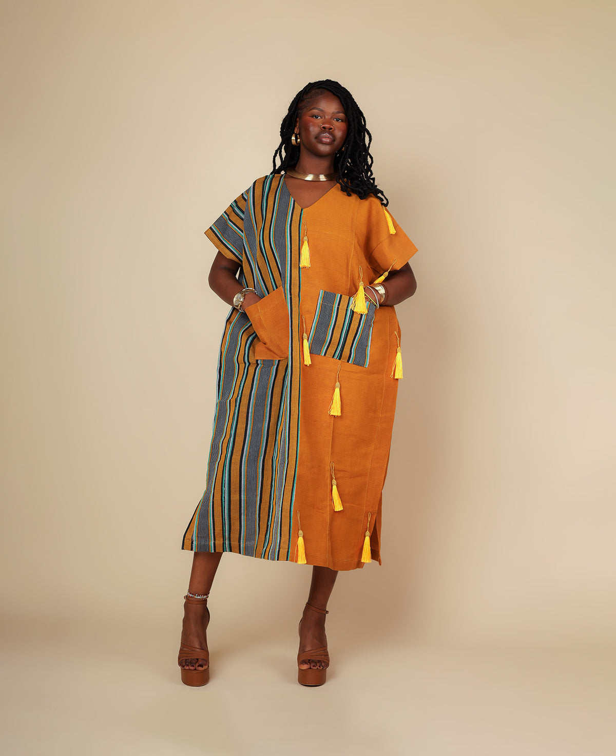 THE AURA ASO-OKE DRESS