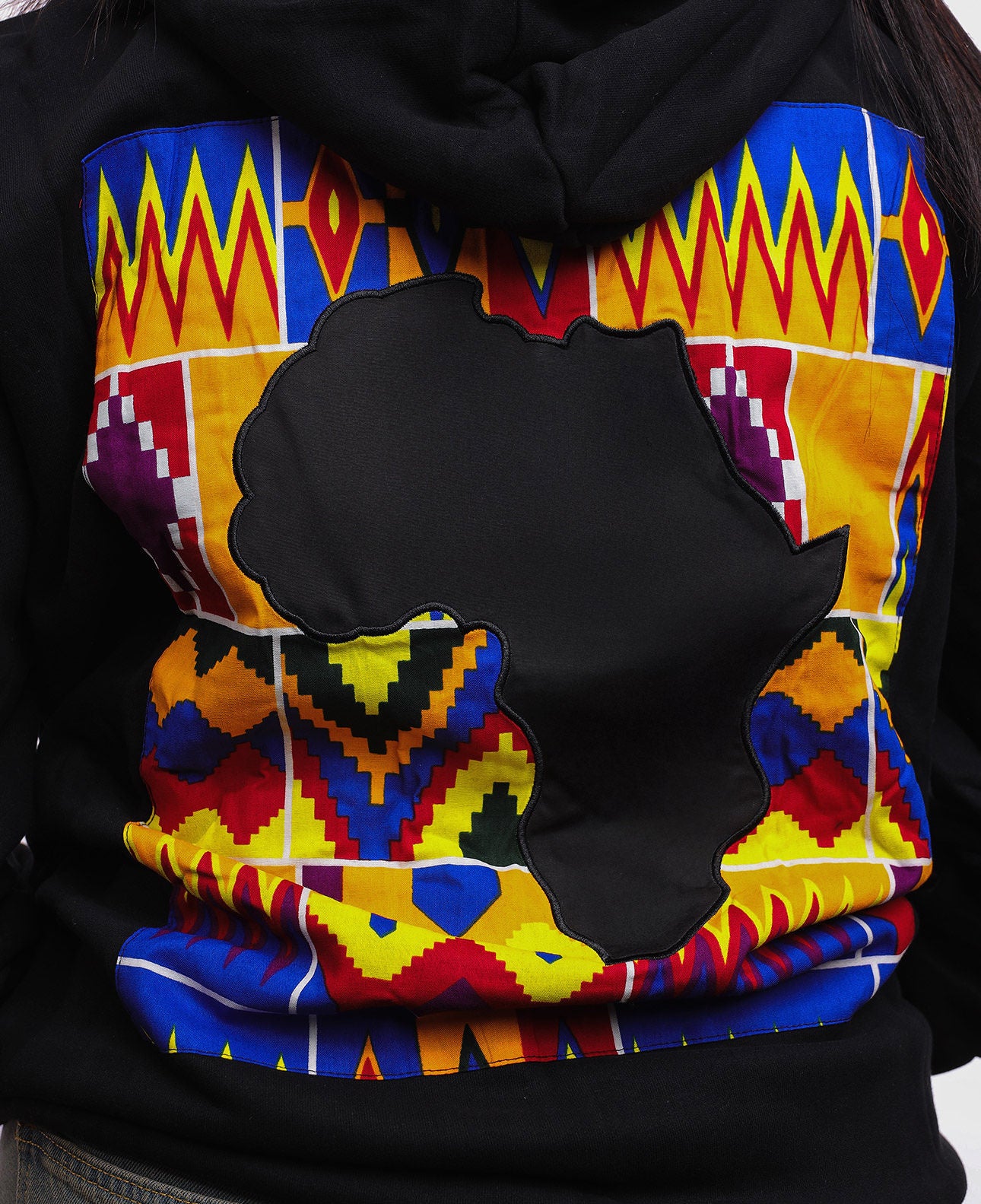 YOU AFRICAN MAP FLEECED HOODIE