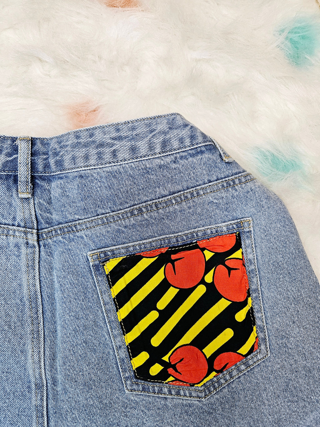 TRENDY AFRICAN HIGH WAIST CURVY SHORTS