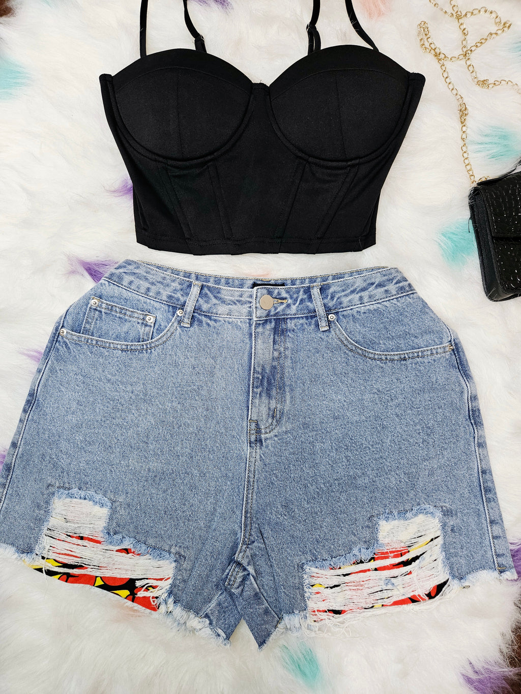 TRENDY AFRICAN HIGH WAIST CURVY SHORTS