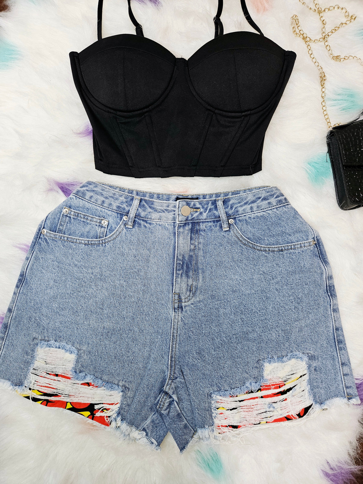 TRENDY AFRICAN HIGH WAIST CURVY SHORTS