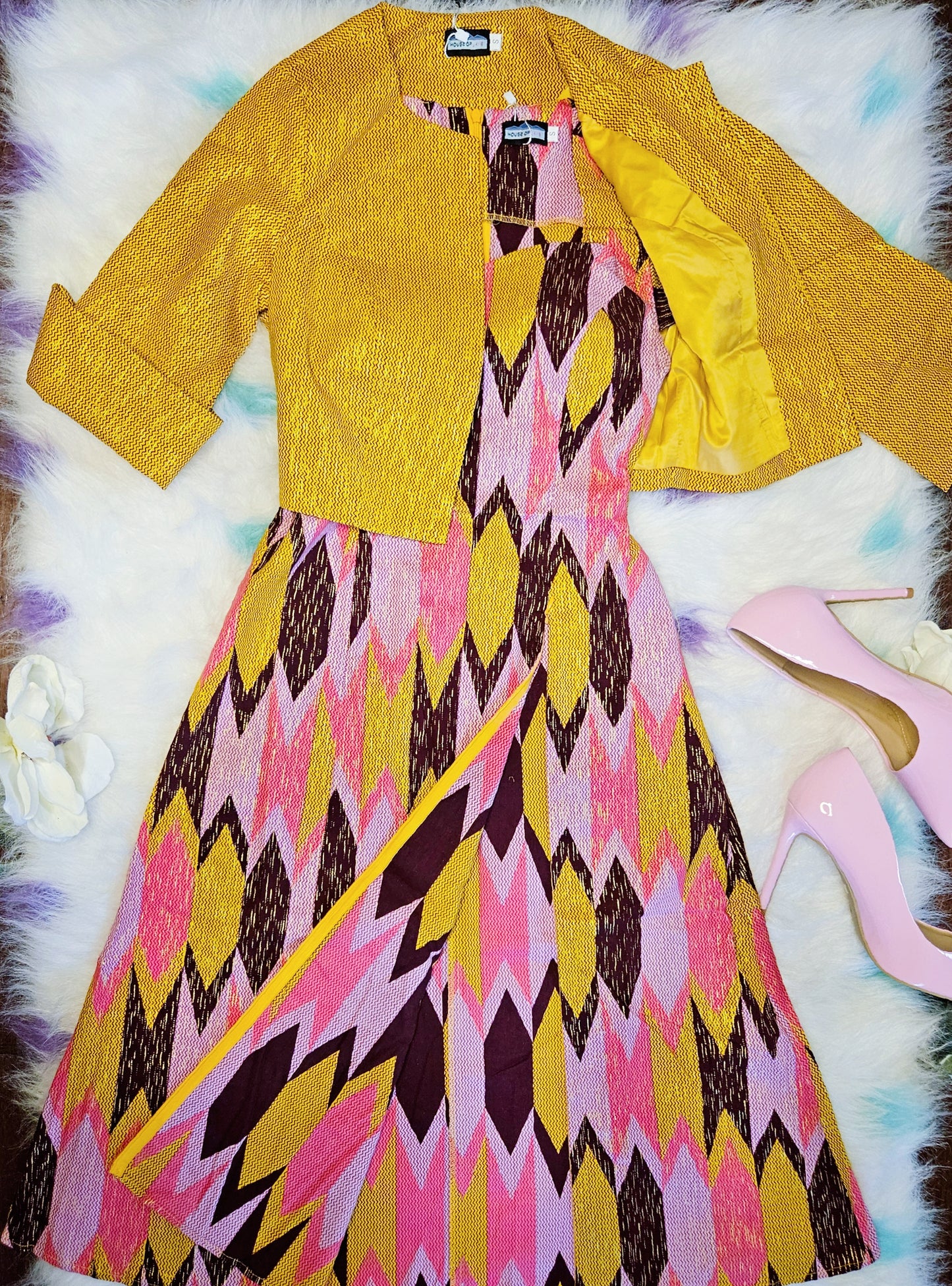 TRENDY AFRICAN BOLERO DRESS