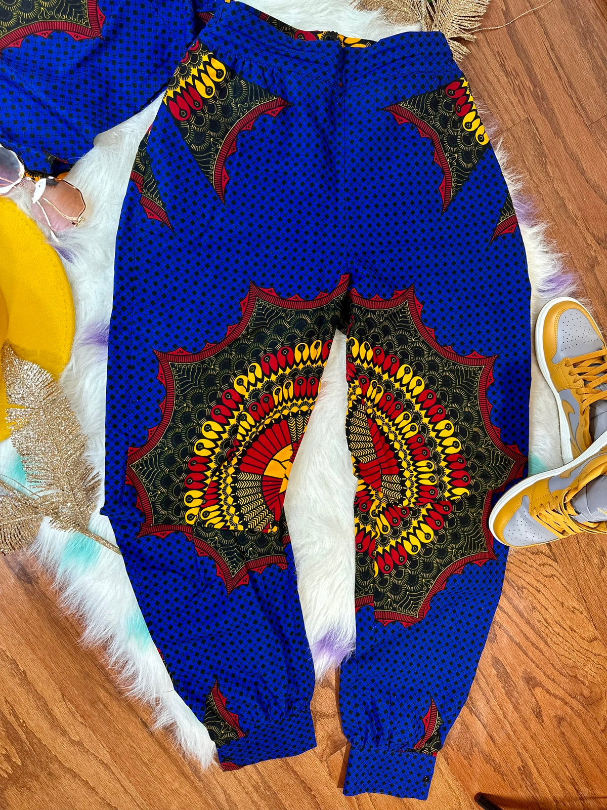 YOU AFRICAN PANT AND CROP TOP SET
