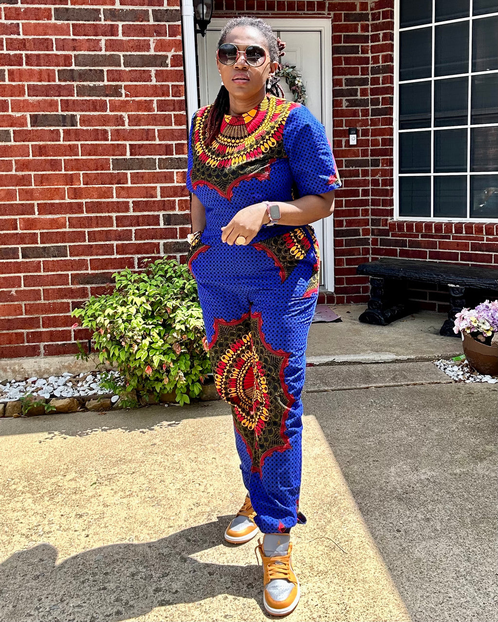 YOU AFRICAN PANT AND CROP TOP SET