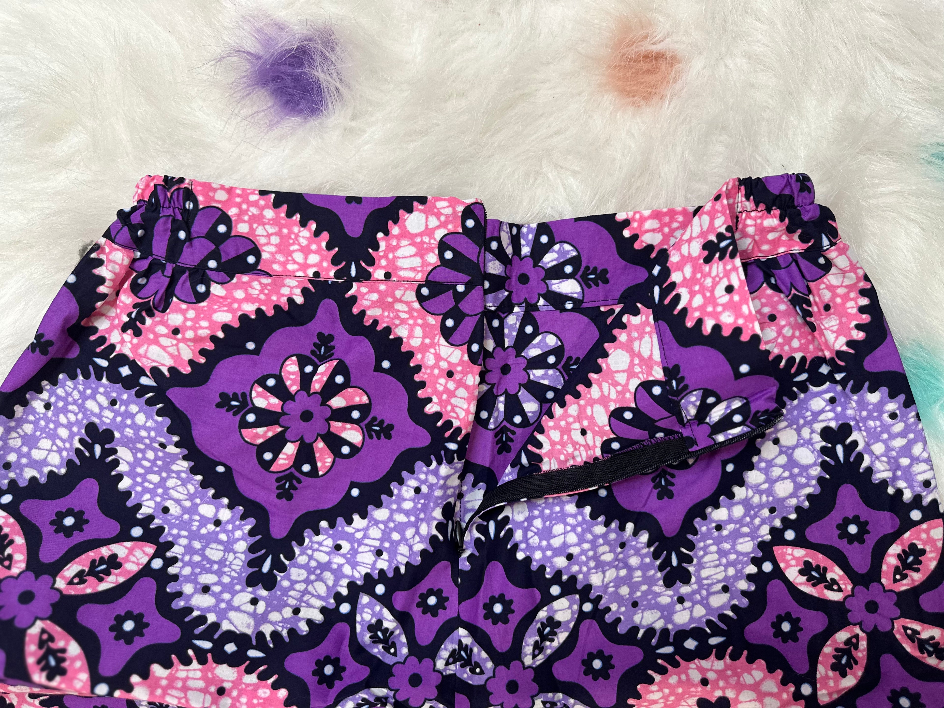 YOU AFRICAN PANT AND CROP TOP SET
