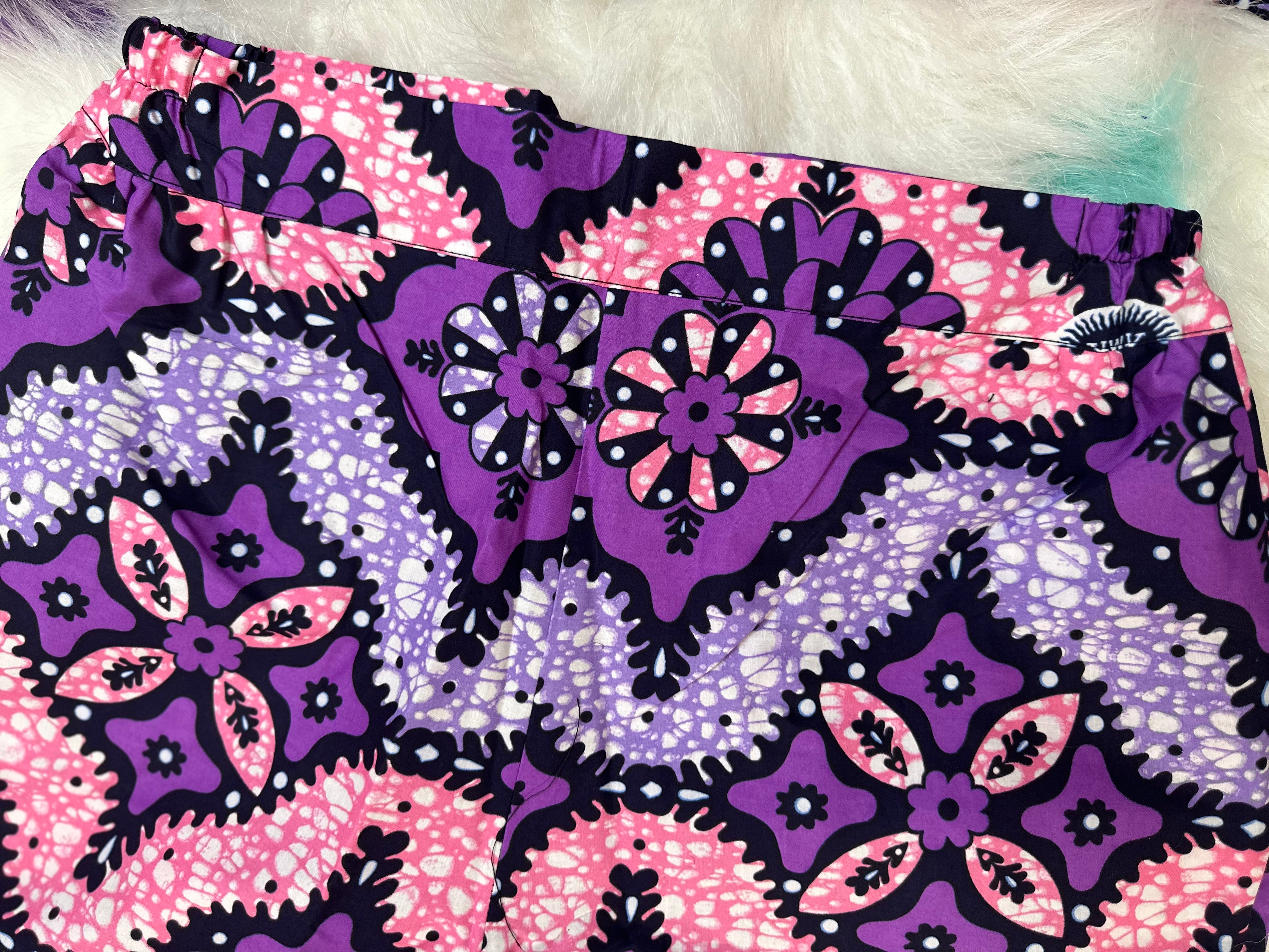 YOU AFRICAN PANT AND CROP TOP SET