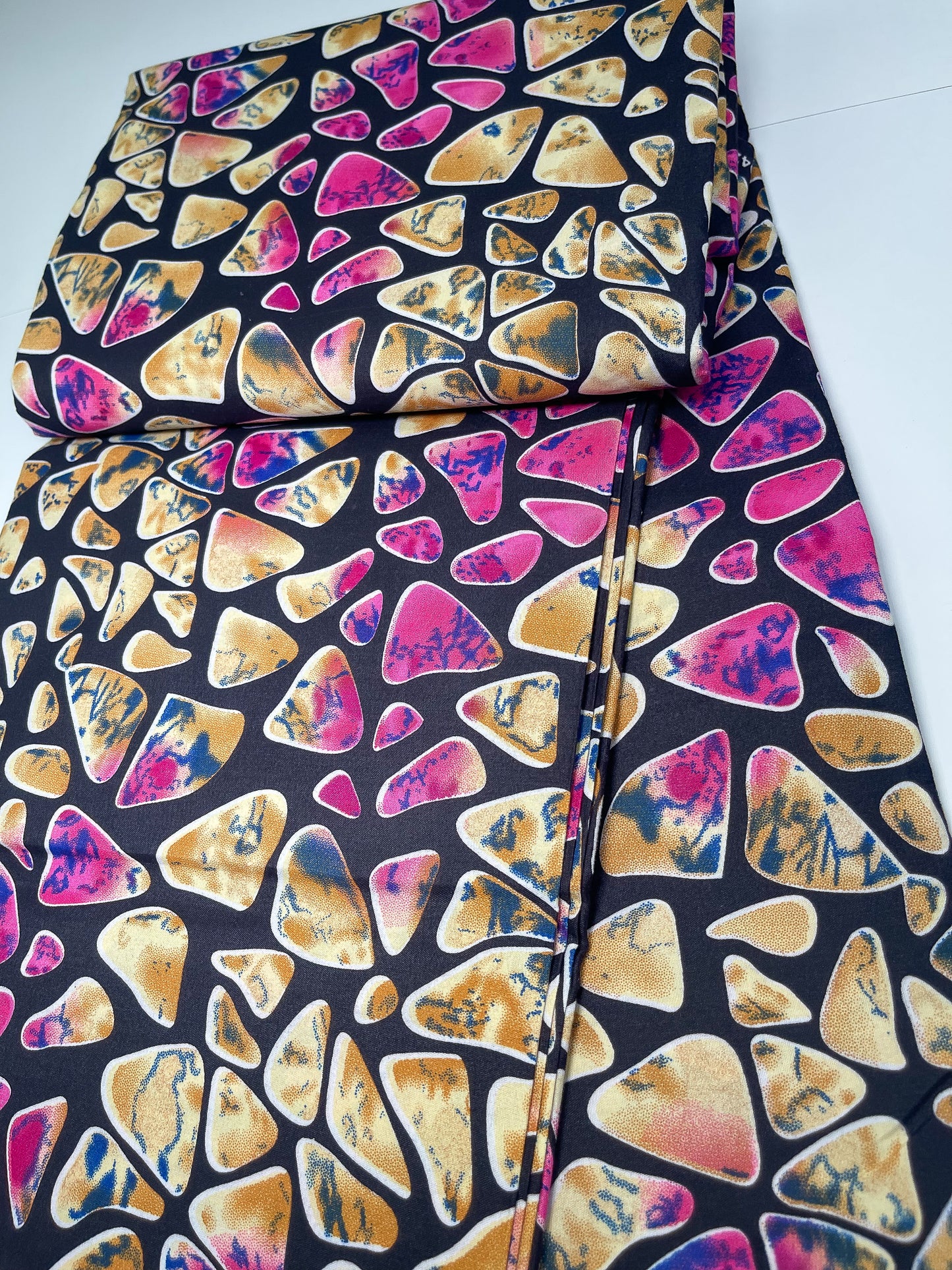 TRENDY AFRICAN PRINT WAX FABRIC - ANKARA