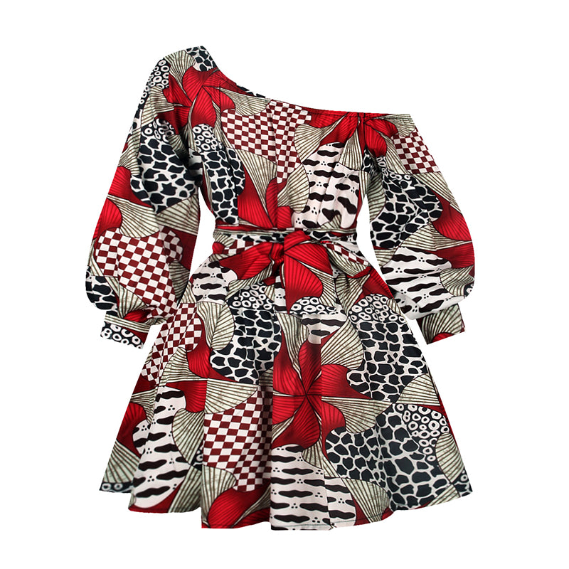 TRENDY AFRICAN MIDI DRESS