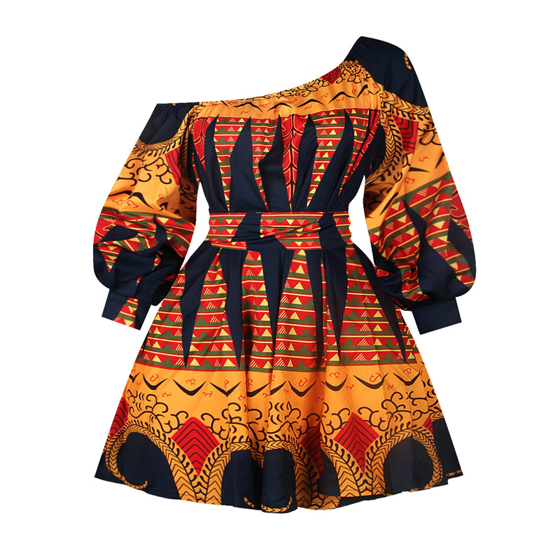 TRENDY AFRICAN MIDI DRESS