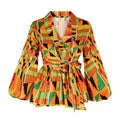 TRENDY AFRICAN LANTERN SLEEVE SHIRT